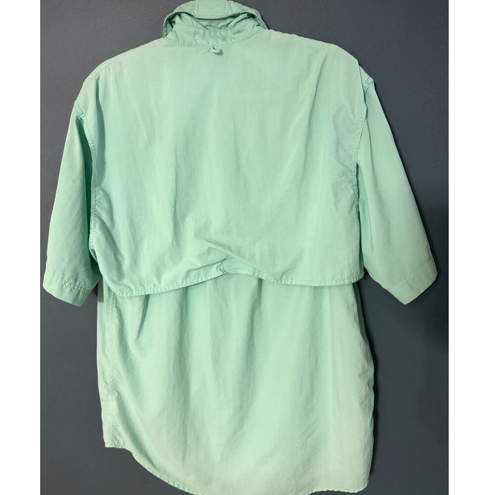 Bimini Bay Outfitters Short Sleeve Button Up Vented Fishing Shirt Size Medium - Picture 2 of 12